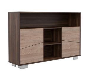 Arrimo 2 puertas Fraktal habano/miel TuHome