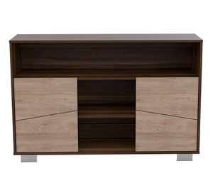 Arrimo 2 puertas Fraktal habano/miel TuHome