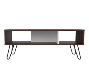 Mesa de centro Vassel habano/blanco TuHome