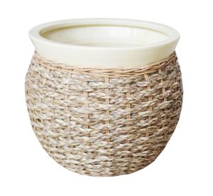 Macetero 28 cm Boho natural Outzen