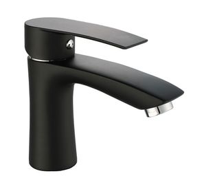 Monomando lavatorio Ibiza negro Vessanti