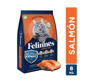 Alimento gato 8 kg salmón Premium Felinnes