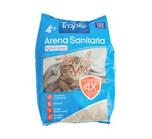 Arena sanitaria gatos 4 kg