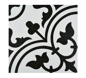 Porcelanato piso muro 25x25 cm Arte Design flor blanco 1 m2 Klipen
