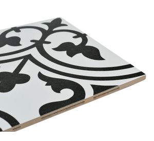 Porcelanato piso muro 25x25 cm Arte Design flor blanco 1 m2 Klipen