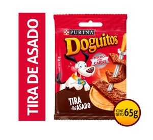 Snack perro 65 gr Tiras asado Doguitos