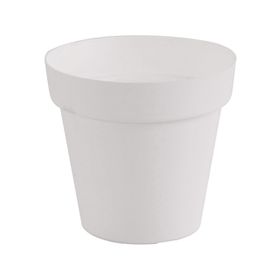 Macetero 16 cm Capri blanco