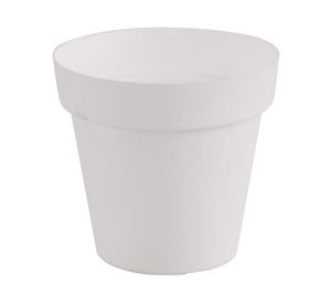 Macetero 16 cm Capri blanco
