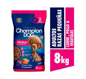 Alimento perro 8 kg razas pequeñas pollo y vegetales Champion Dog