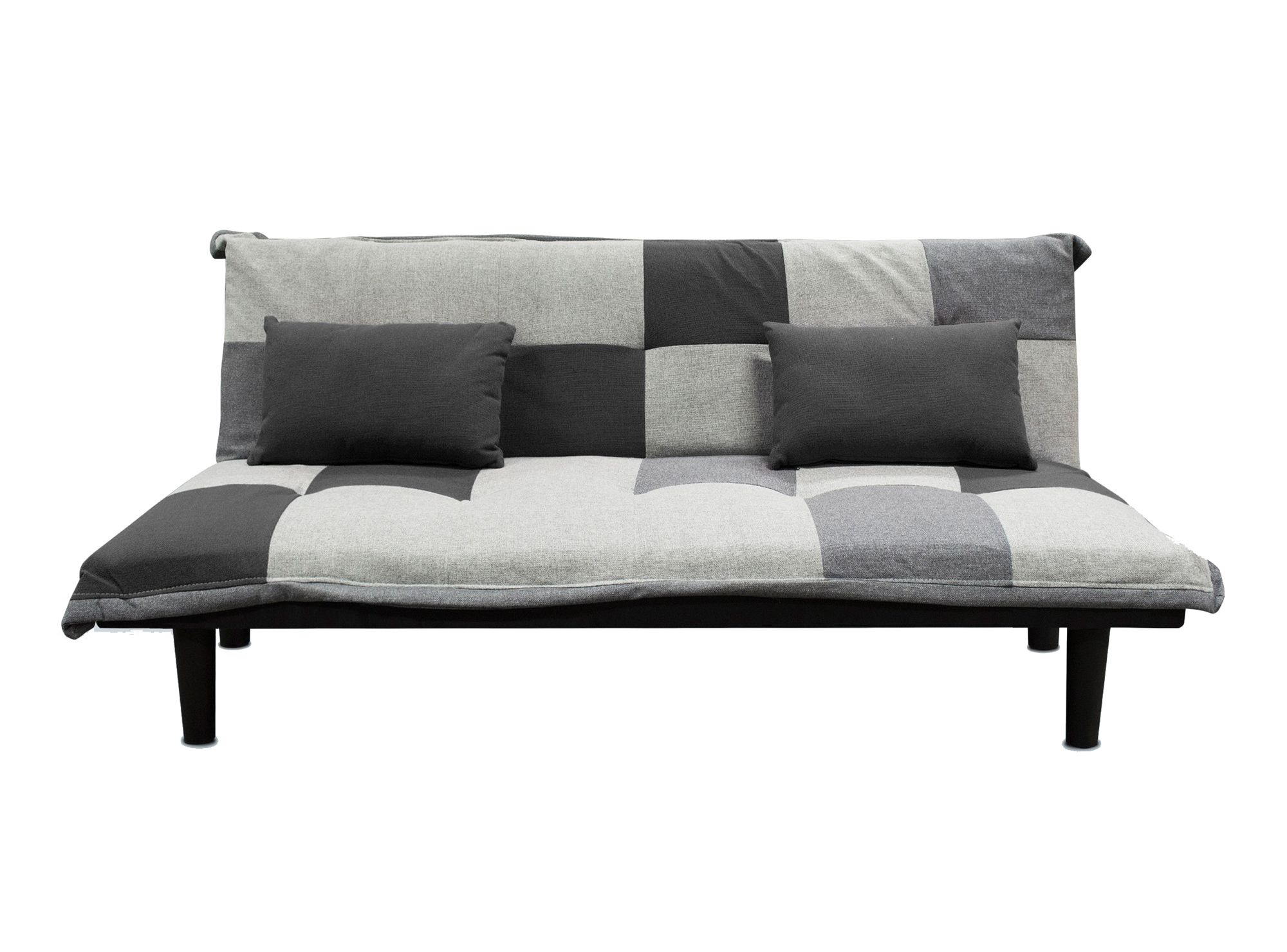 Idetex Futón Pixel negro/gris Idetex