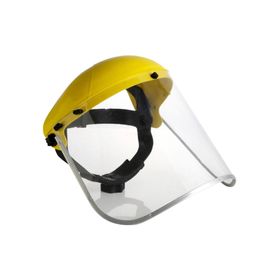 Visor policarbonato + casquete amarillo Steelpro