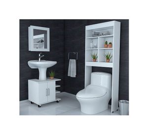 Botiquín + optimizador lavamanos + optimizador baño TuHome