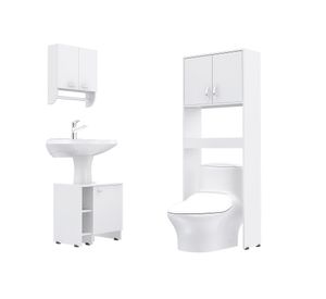 Botiquín + optimizador lavamanos + optimizador baño TuHome