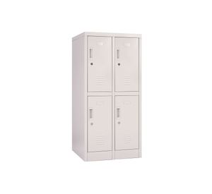 Locker office 4 puertas llave OLMN2-02 gris Maletek