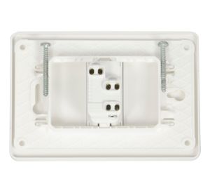 Enchufe placa armada simple Orión 2P+T blanco Schneider