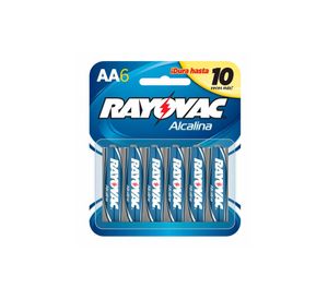 Pila alcalina 6AA Rayovac