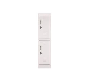 Locker office 2 puertas porta candado OLMN1-02 gris Maletek