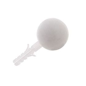 Tope puerta esférico blanco Dvp