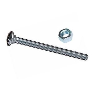 Perno coche 1/4 x4" zincado bolsa 25 unidades Imporper