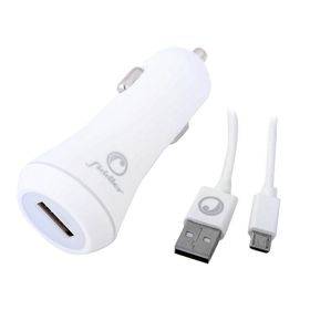 Cargador de auto USB 1 puerto + cable micro USB a USB Fiddler