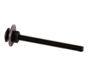 Perno coche 1/4x3'' tuerca + golilla negro Imporper