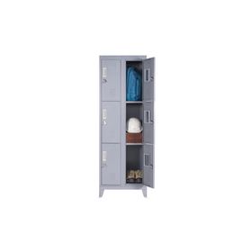 Locker ropero 6 puertas porta candado M2-03 gris Maletek