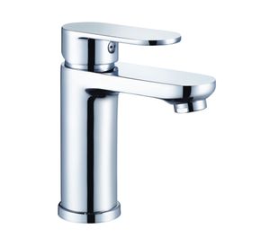 Monomando lavatorio Marina plateado Tebisa