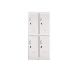 Locker office 4 puertas porta candado OLMN2-02 gris Maletek