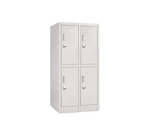 Locker office 4 puertas porta candado OLMN2-02 gris Maletek