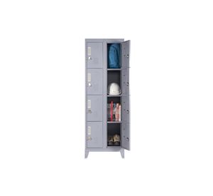 Locker ropero 8 puertas porta candado M2-04 gris Maletek