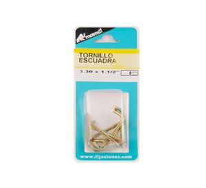 Tornillo escuadra 3,3x1 1/2'' Mamut