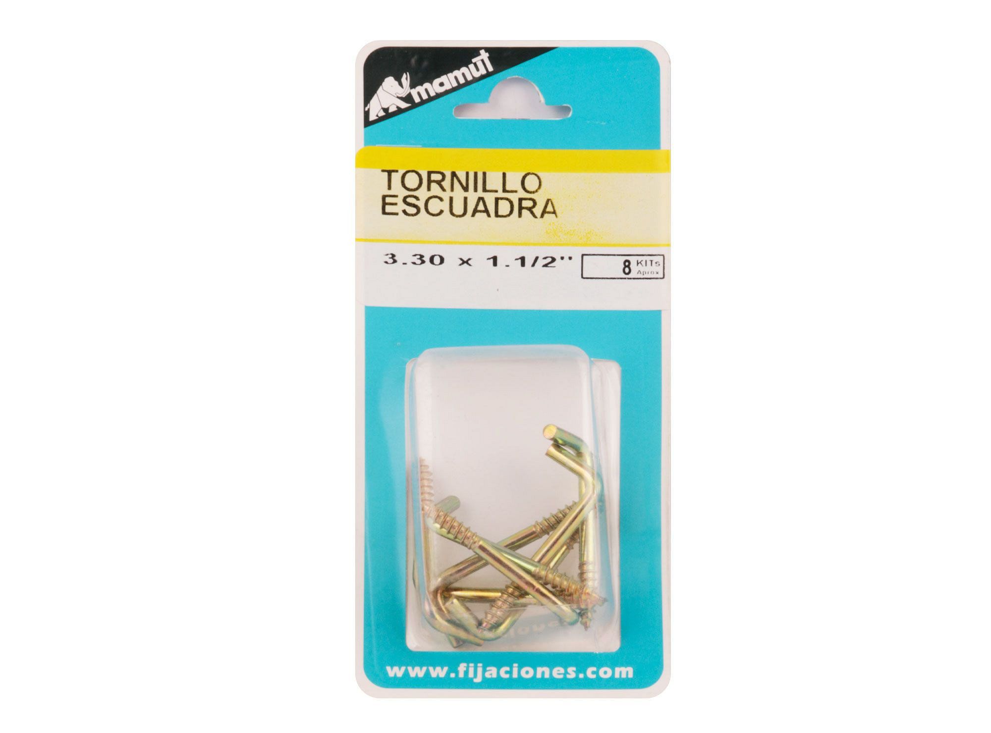 Tornillo Escuadra 3,3x1 1/2'' Mamut