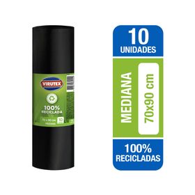 Bolsa basura Mediana 70x90 cm 10 un.