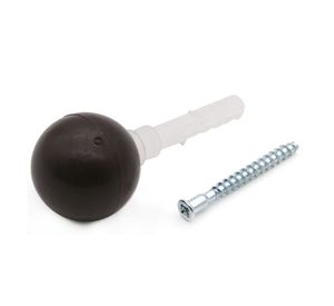 Tope puerta esférico café Dvp