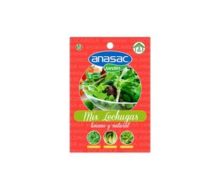 Mix semillas lechugas desinfectadas 1.5 gr Anasac