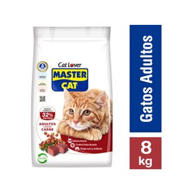 Alimento gato 8 kg Premium carne Master Cat