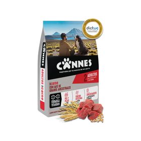 Alimento perro 18 kg Premium carne, pollo y cereales Cannes