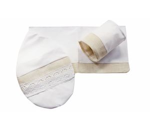 Set accesorios baño yute beige Cotidiana