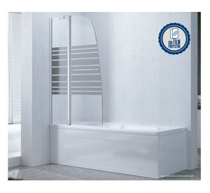Batiente baño 150x90 cm 5 mm Franja con manilla