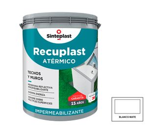 Pintura de techo/muro Recuplast atérmico blanco 20 kg