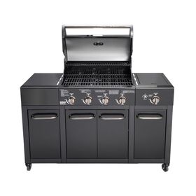 Parrilla a gas 4 quemadores + lateral Buffalo BBQ Grill