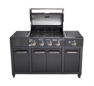 Parrilla a gas 4 quemadores + lateral Buffalo BBQ Grill