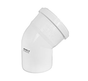 Codo PVC Sanitario blanco 40x45 mm