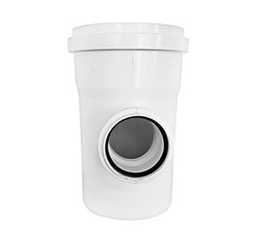 Tee PVC Sanitario blanco 75x50 m