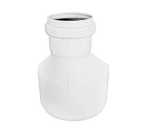 Reducción PVC Sanitario blanco 110x75 mm