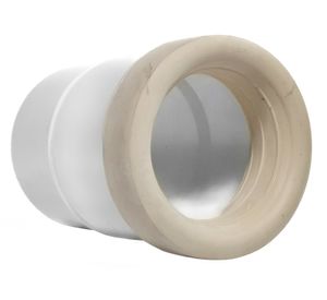 Adaptador WC horizaontal muro 110 mm