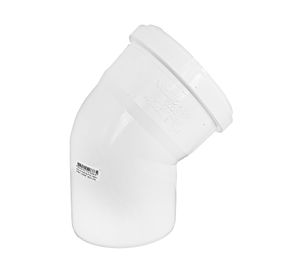 Codo PVC Sanitario blanco  110x45 mm