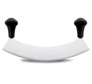 Cuchillo media luna dos mangos GH-0669