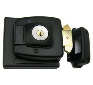 Cerradura sobreponer puertas de 30 mm 2090 negro Scanavini