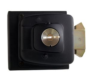 Cerradura sobreponer puertas de 30 mm 2090 negro Scanavini